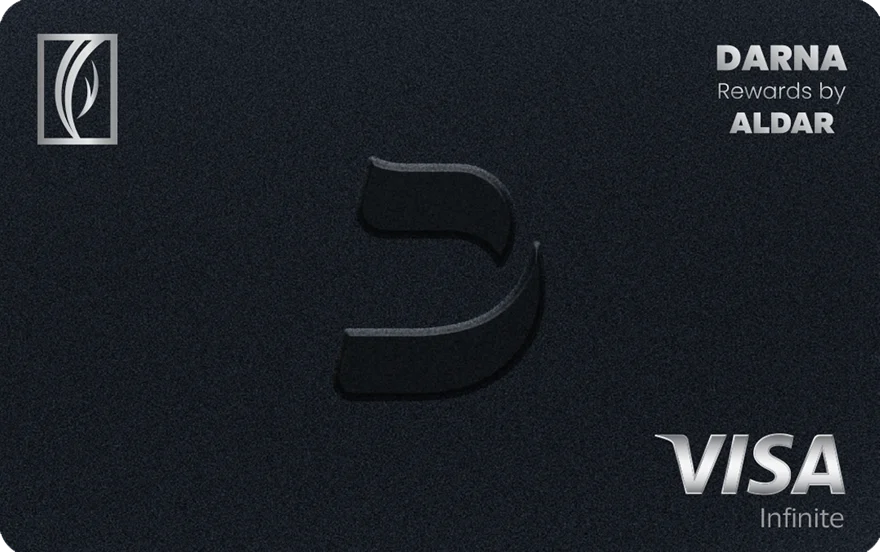 Emirates NBD Darna Visa Infinite card, as shown by Emirates NBD