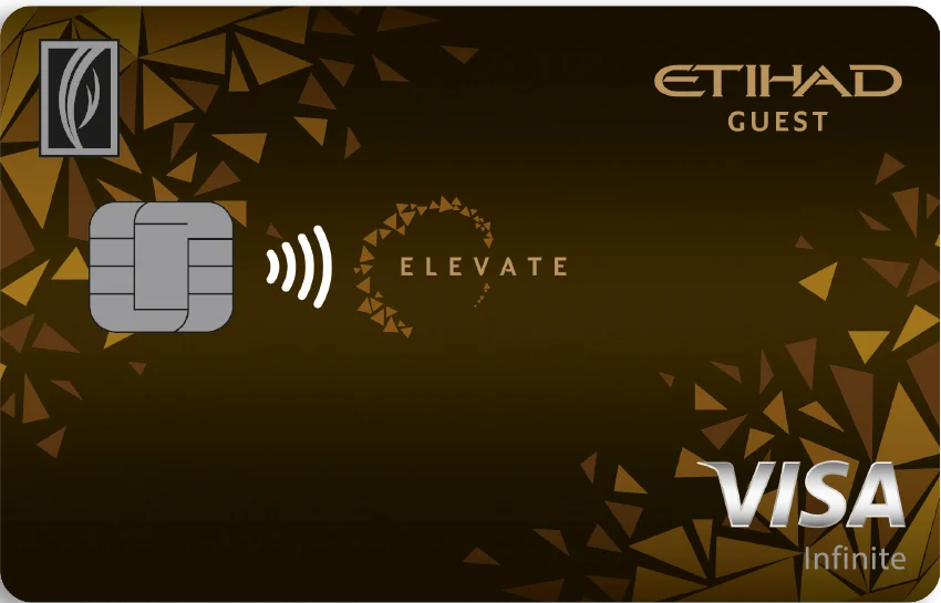 Emirates NBD Etihad Guest Visa Elevate card, as shown by Emirates NBD