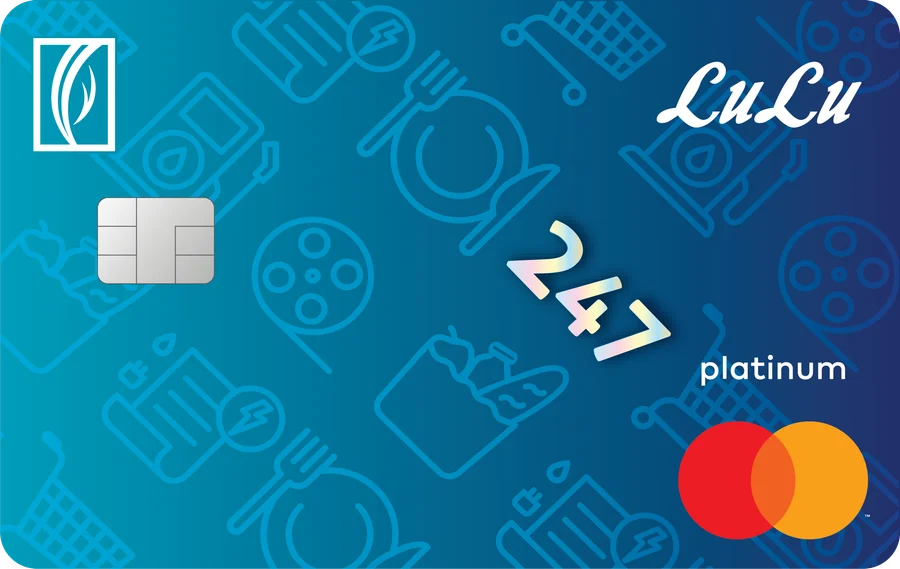 Emirates NBD LuLu 247 Platinum card, as shown by Emirates NBD