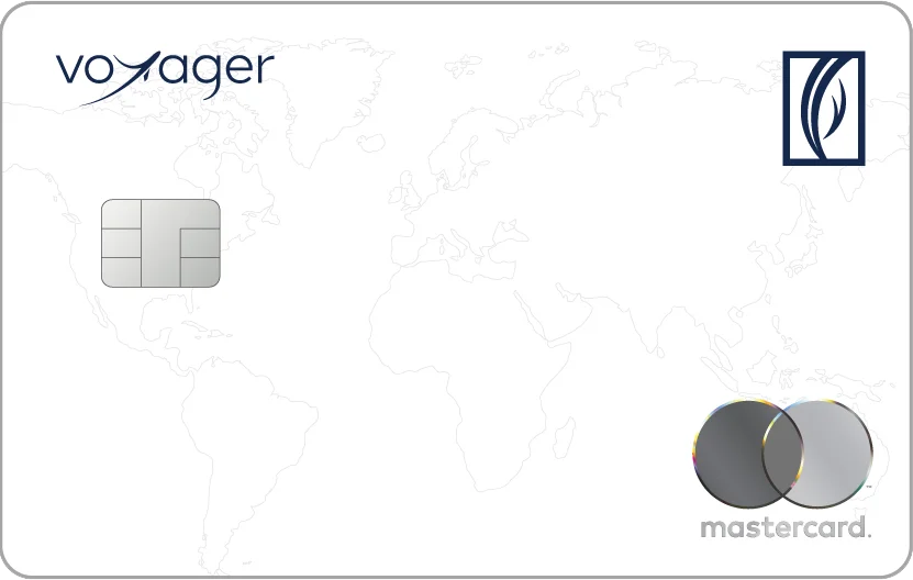 Emirates NBD Voyager World Credit Card card, as shown by Emirates NBD
