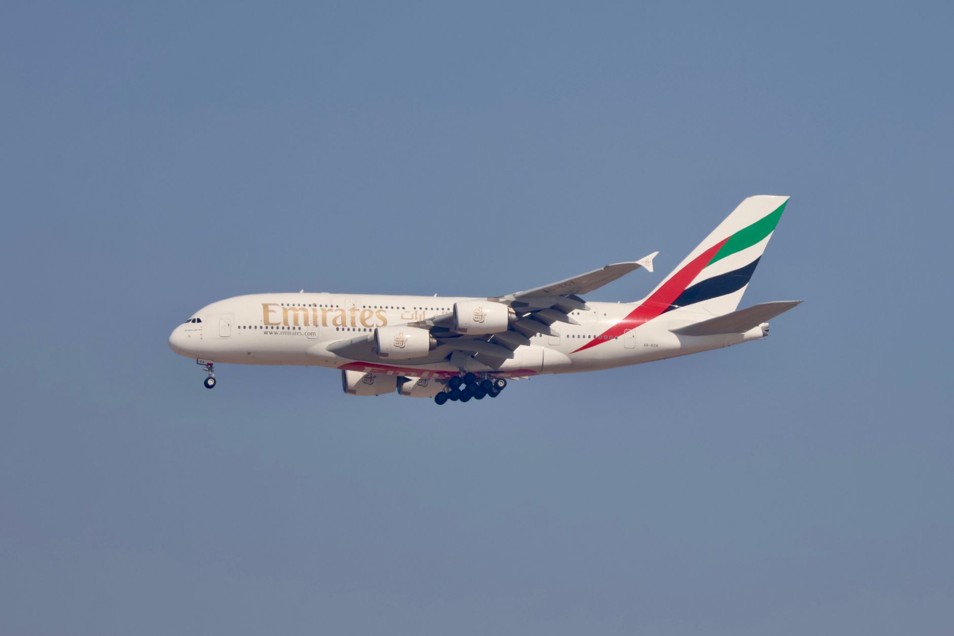 Emirates A380 aircraft